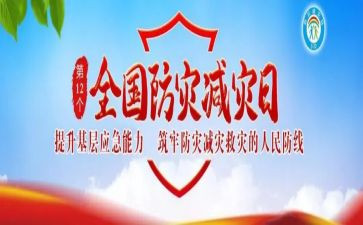 防灾减灾应活动总结优质8篇