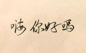 你好2024作文模板7篇
