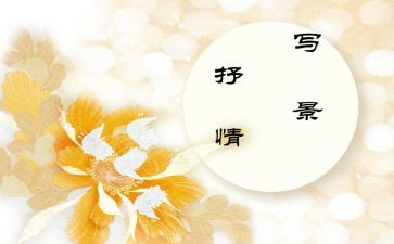 初中作文抒情叙事作文8篇